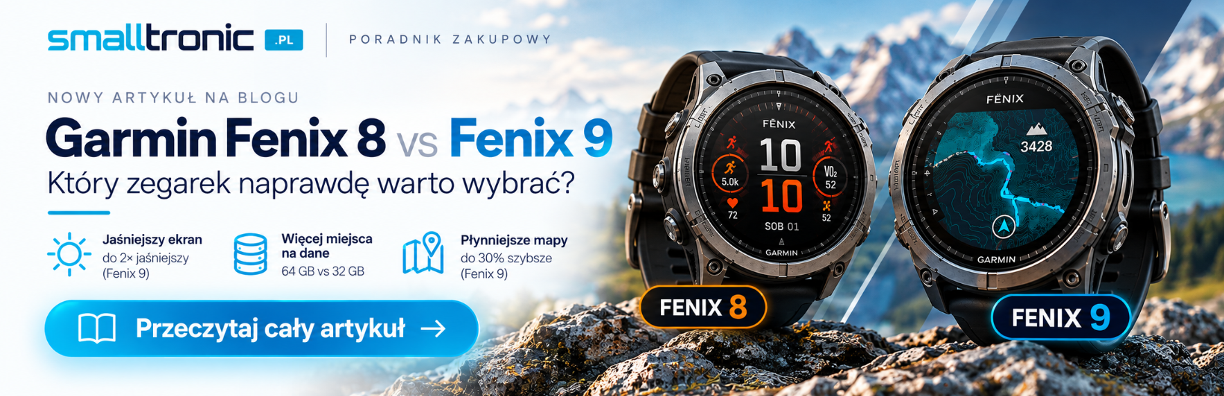 Garmin Fenix 8 vs Fenix 9. Który zegarek naprawdę warto wybrać?